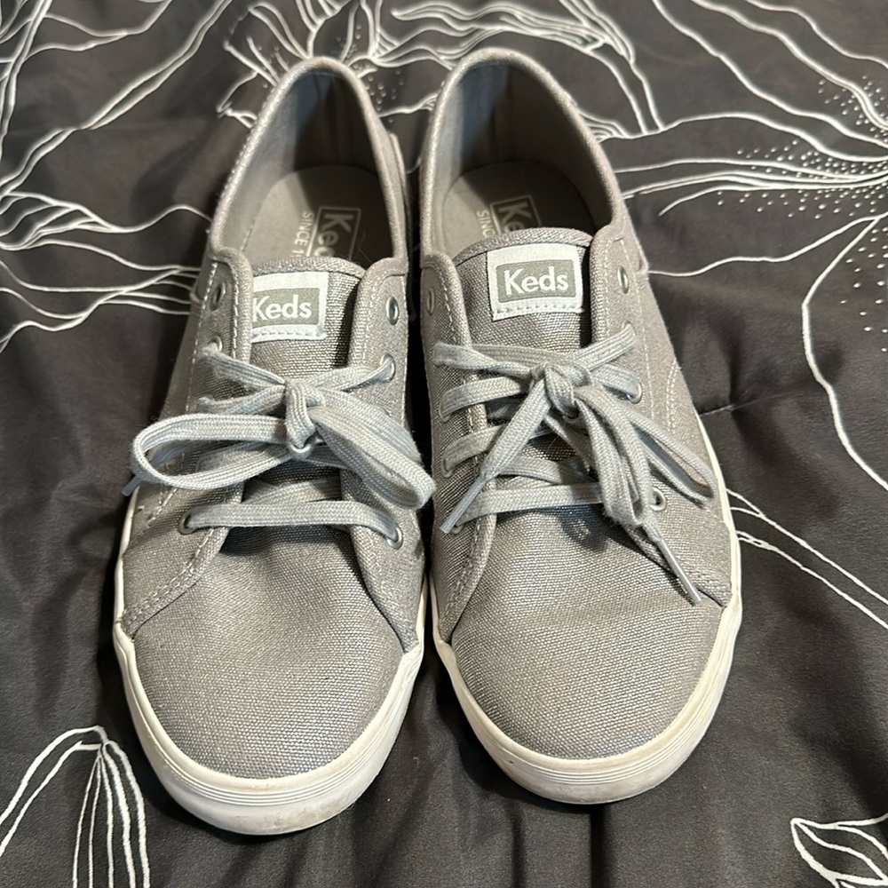 Women’s Keds Silver Shoes Size 9